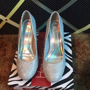 Silver heels